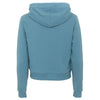 Sweat-shirt zippé à capuche bleu clair Imparfait Chic