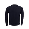 Valentino Chic Blue Wool Sweater for Stylish Comfort