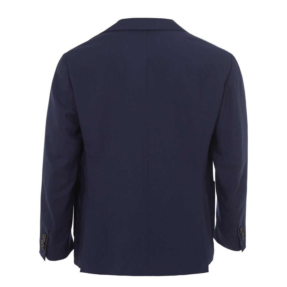 Colombo Elegante blaue Kaschmirjacke