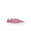 Casadei Chic Fuchsia Leather Sneakers