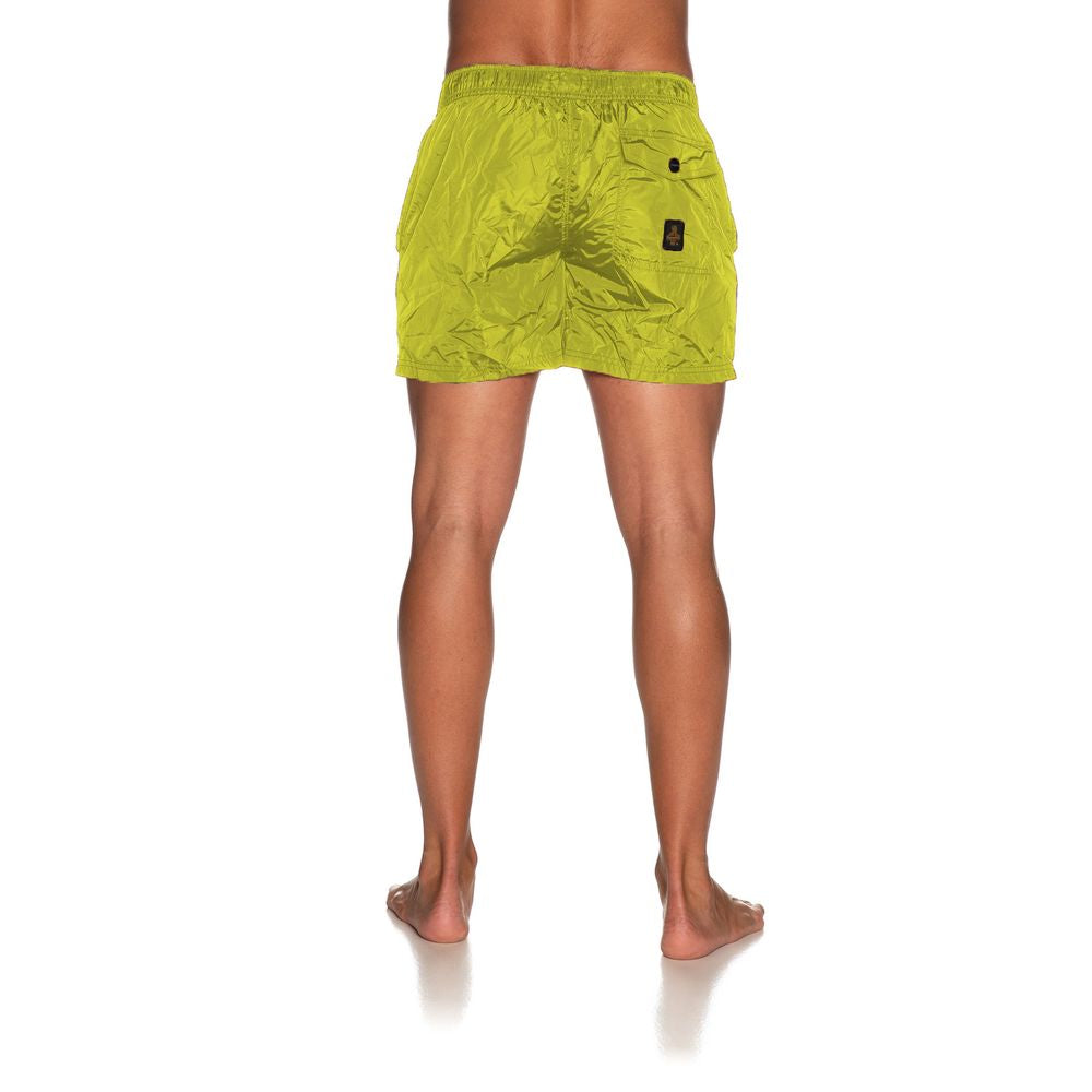 Refrigiwear Yellow Nylon Men Swim Shorts