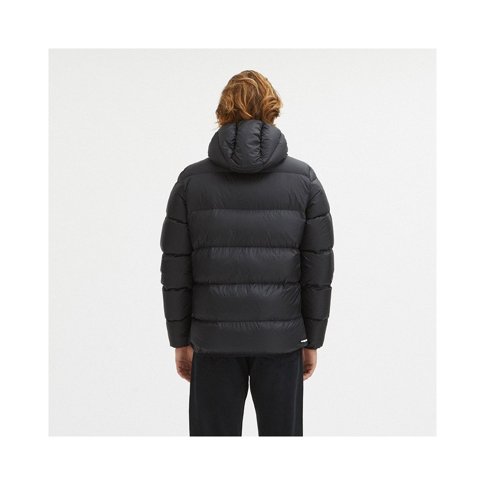 Centogrammi Schwarze Nylon-Herrenjacke