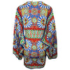 Robe en soie multicolore Dolce &amp; Gabbana