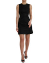 Dolce & Gabbana Black Sleeveless Bodycon A-line Mini Dress