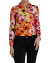 Dolce & Gabbana Multicolor Floral Brocade Blazer Coat Jacket