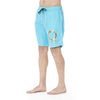 Trussardi Beachwear Light Blue Polyester Men Swimwear