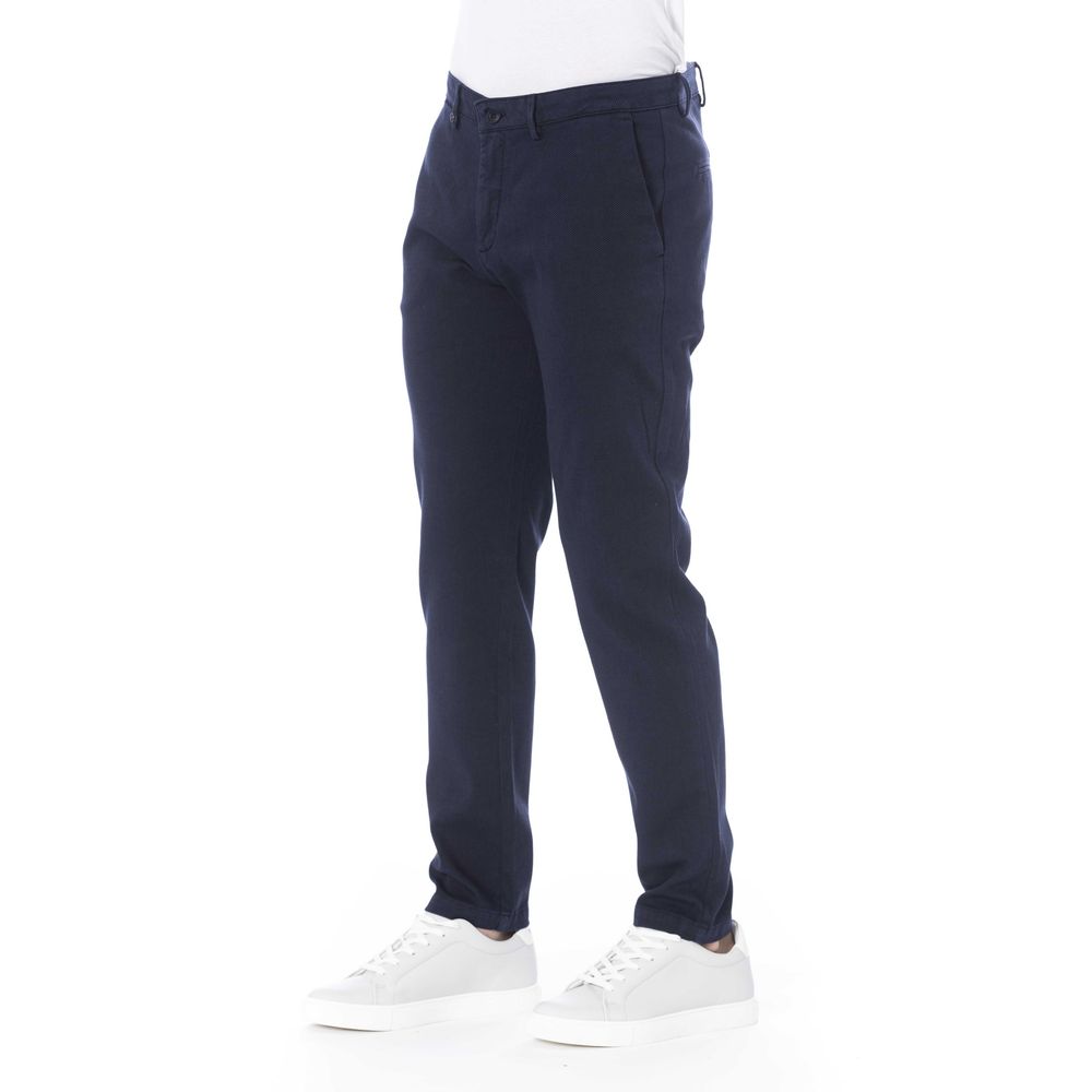 Distretto12 Blue Cotton Men Pant