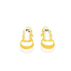 Baskets Cerruti 1881 en cuir jaune pour homme