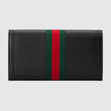 Portefeuille en cuir noir Gucci