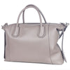 Sac bandoulière en cuir gris Givenchy