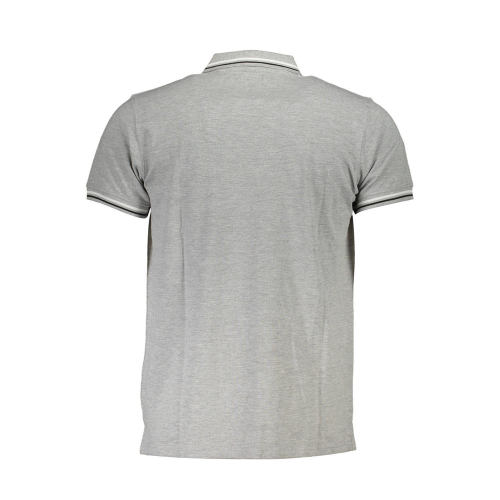 Polo en coton gris Cavalli Class