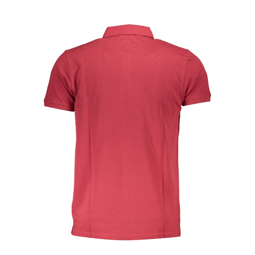 Polo en coton rouge Cavalli Class