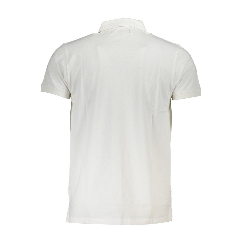 Polo en coton blanc Cavalli Class