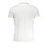 Cavalli Class White Cotton Polo Shirt