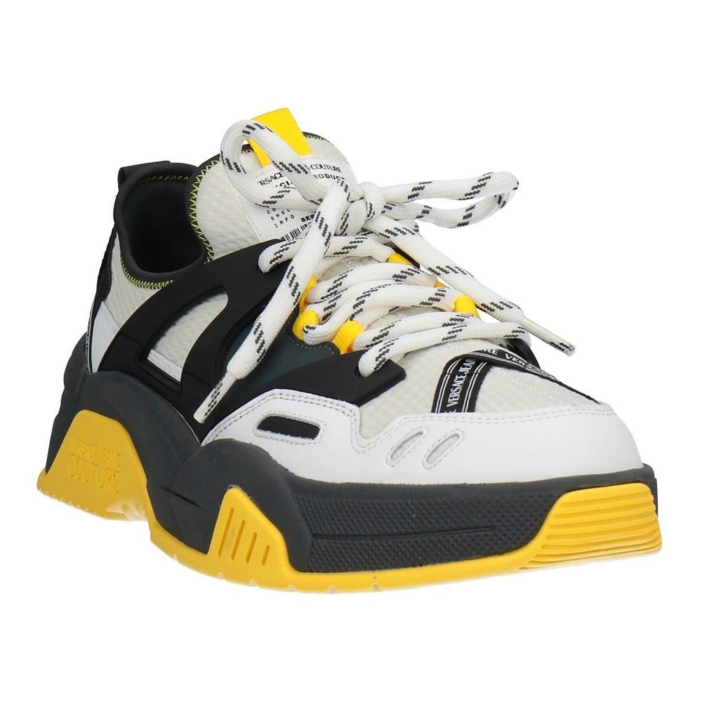 Gelbe Nylon-Sneakers von Versace Jeans