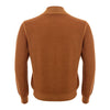 Gran Sasso Chic Orange Wool Cardigan for Men