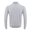 Elegant Gray Wool Gran Sasso Cardigan