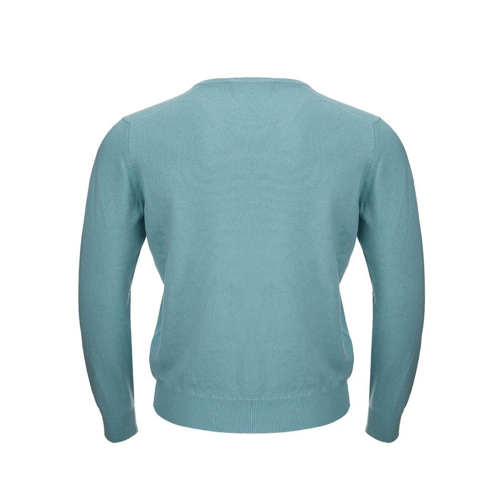 Gran Sasso Türkis Kaschmirpullover Elegance