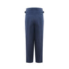 Emporio Armani Elegant Linen Blue Trousers for Men