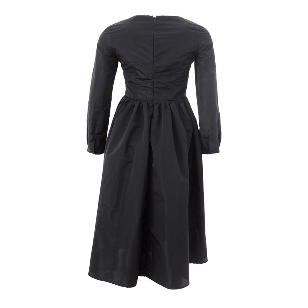 Robe élégante en polyester noir Lardini