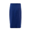 Lardini Elegant Blue Wool Skirt for Sophisticated Style