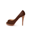 Christian Louboutin Elegante Pumps aus braunem Leder