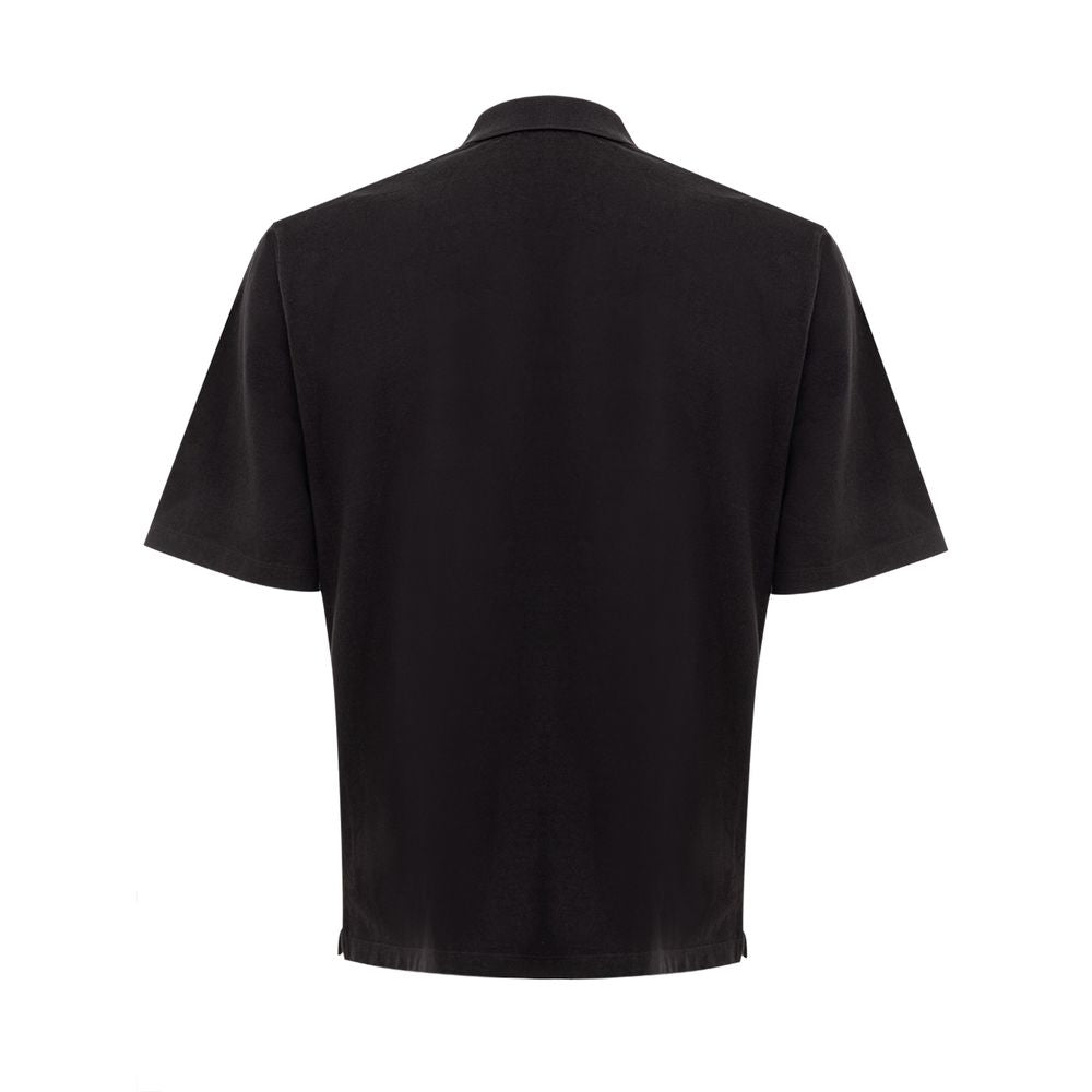 Polo en coton noir élégant Dsquared² pour homme moderne