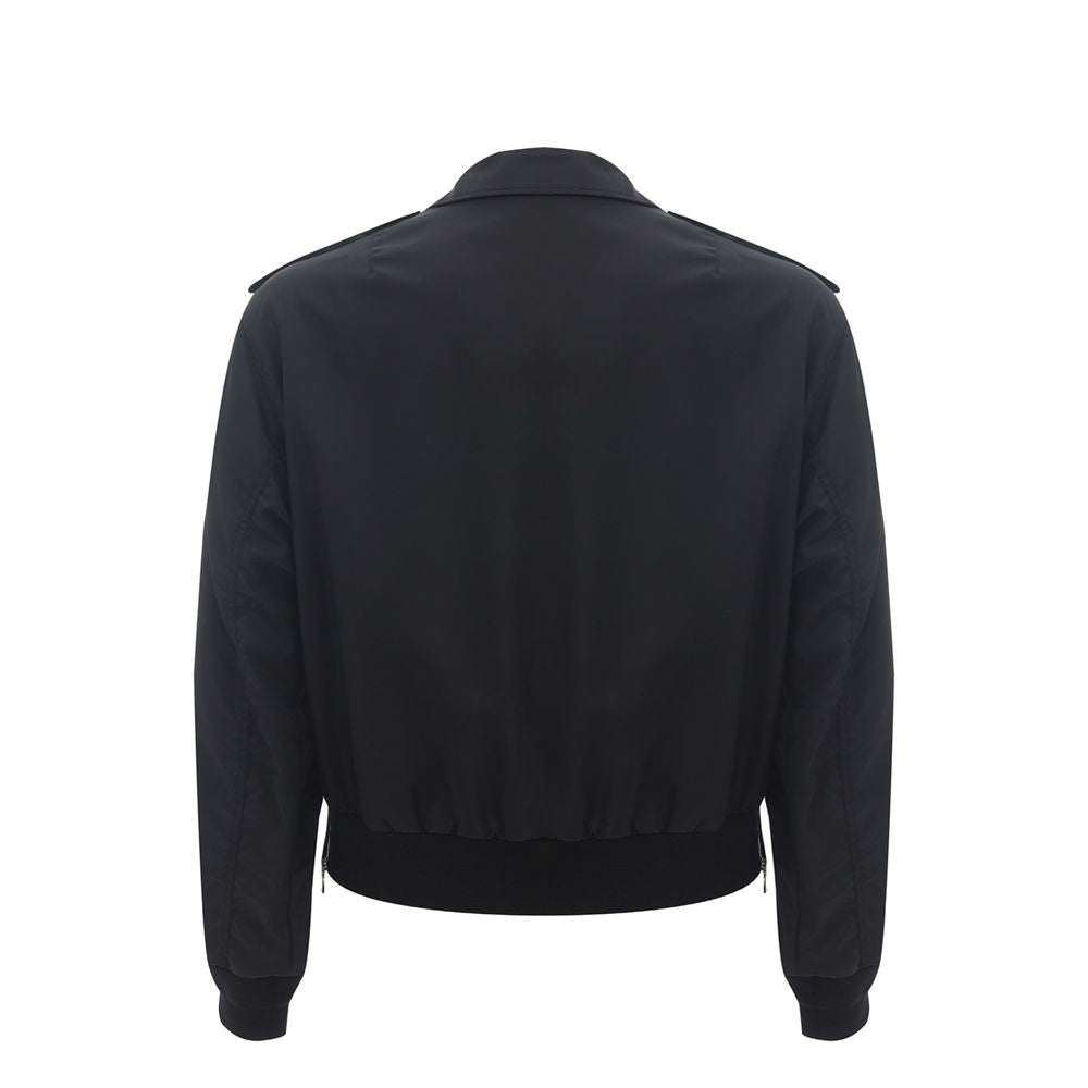 Dolce & Gabbana Elegant Black Polyamide Jacket for Men