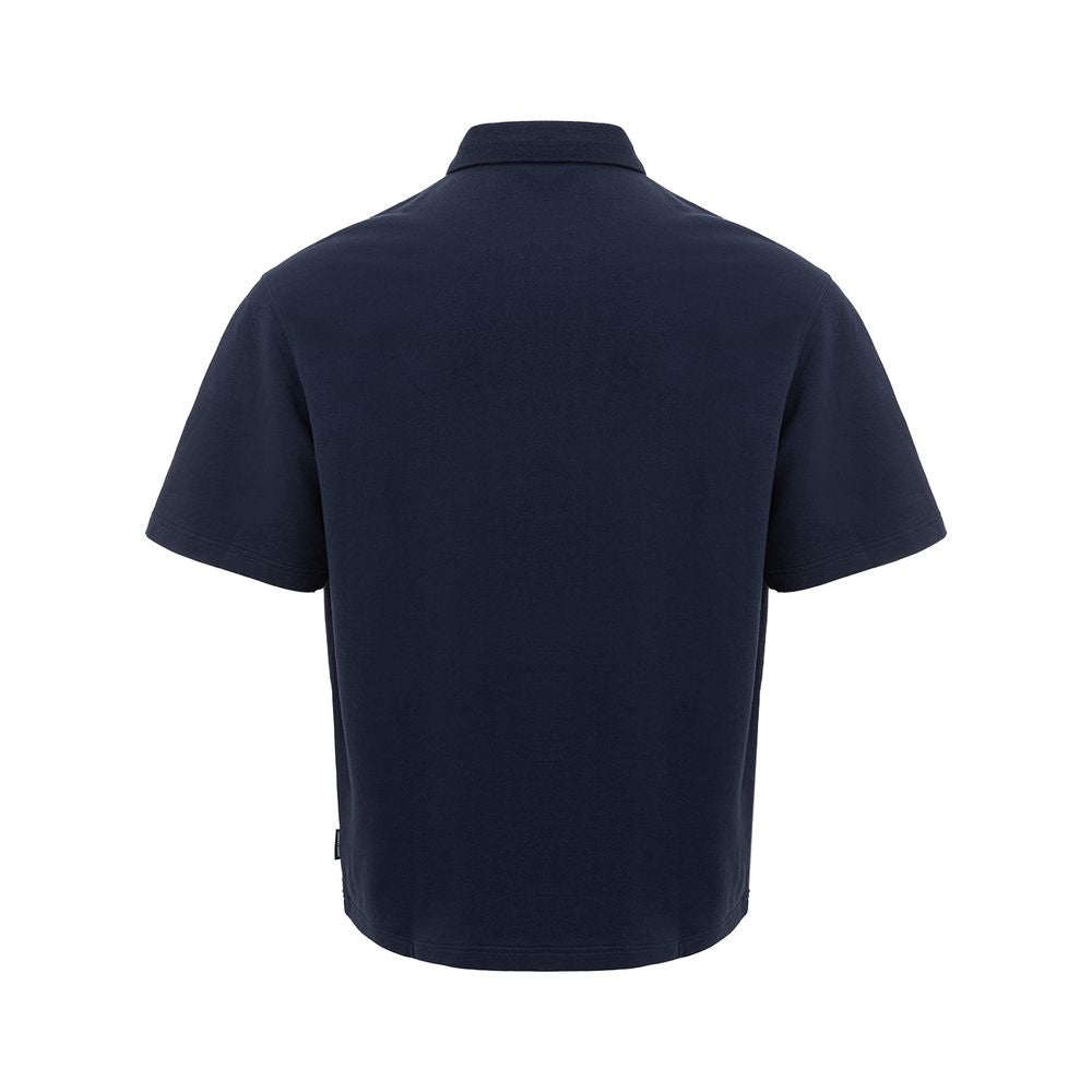 Polo Armani Exchange en coton bleu élégant pour homme