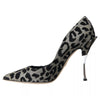 Dolce &amp; Gabbana Graue Di-Kalbsleder-Pumps