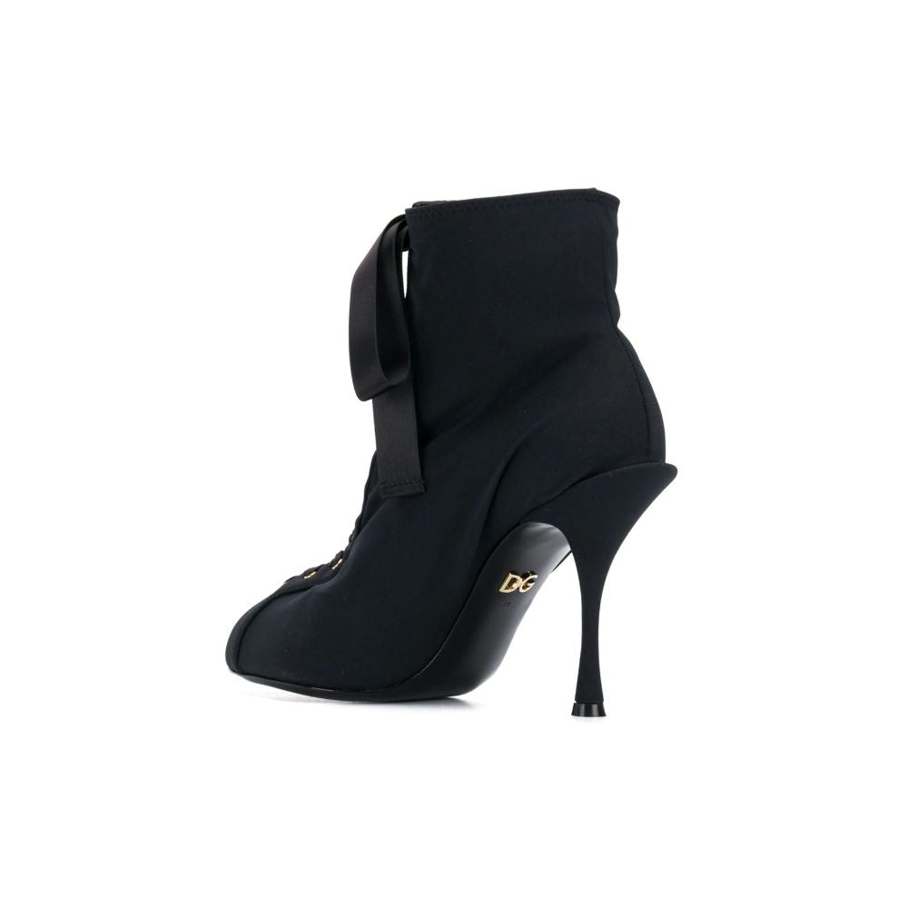 Dolce & Gabbana – Schwarzer Nylonstiefel