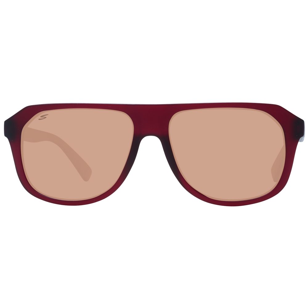 Lunettes de soleil homme Serengeti bordeaux