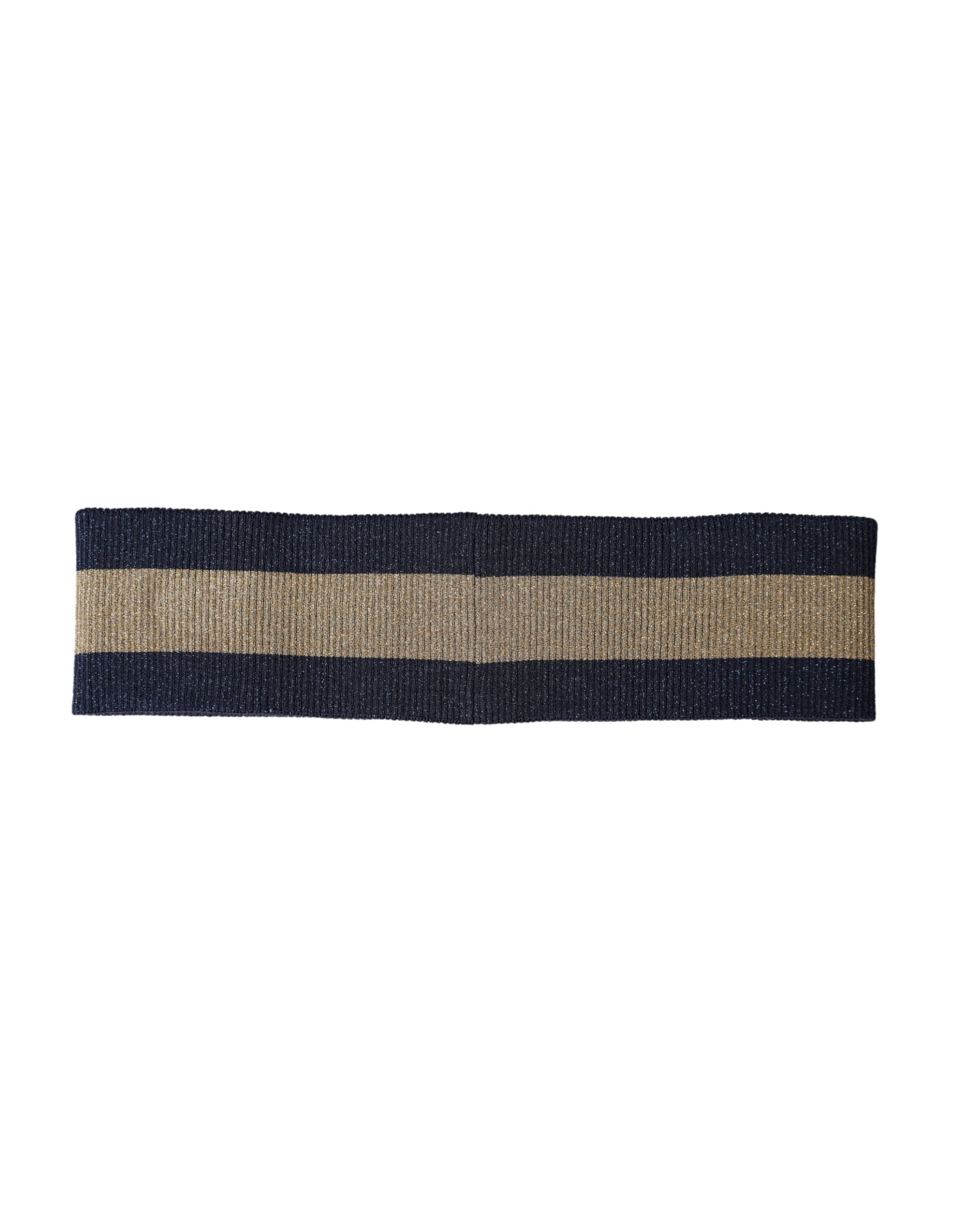 Dolce & Gabbana Schwarz Gold Jacquard Viskose Stirnband Hut Herren