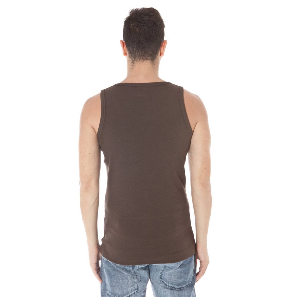 T-shirt en coton marron Zuelements