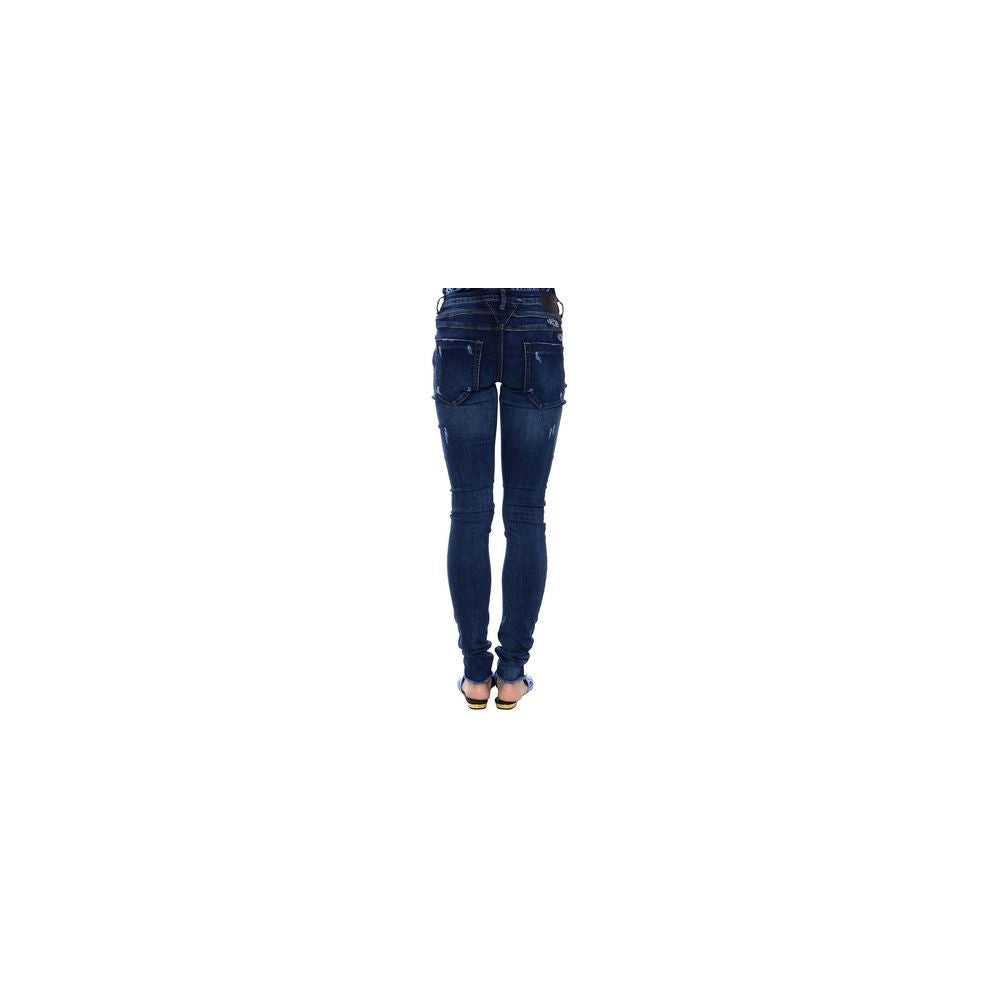 One Teaspoon – Jeans und Hose aus Baumwolle in Blau