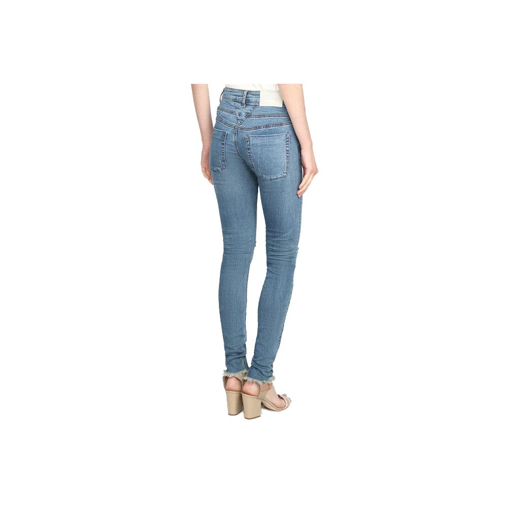 One Teaspoon – Jeans und Hose aus Baumwolle in Blau