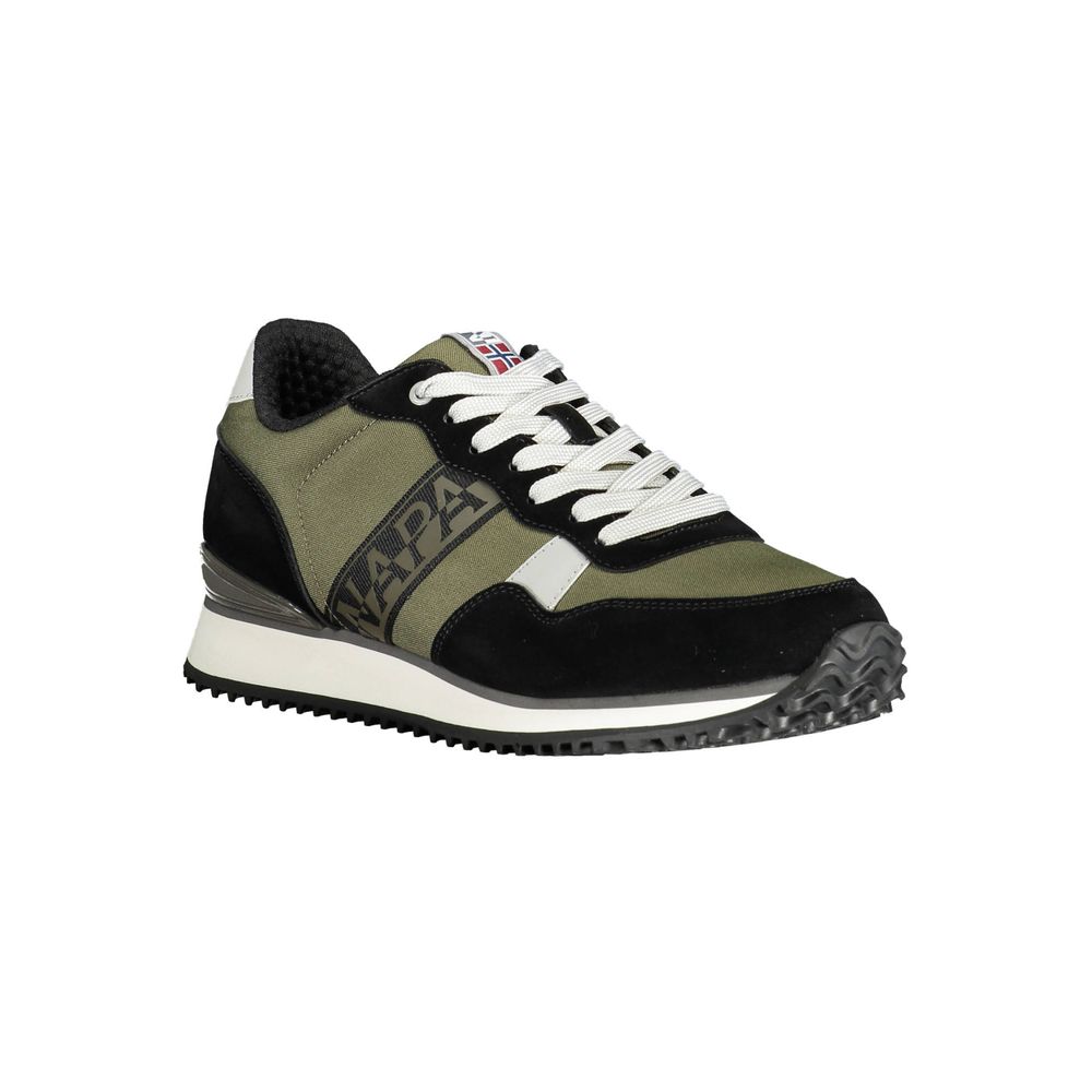 Napapijri Green Polyester Men Sneaker