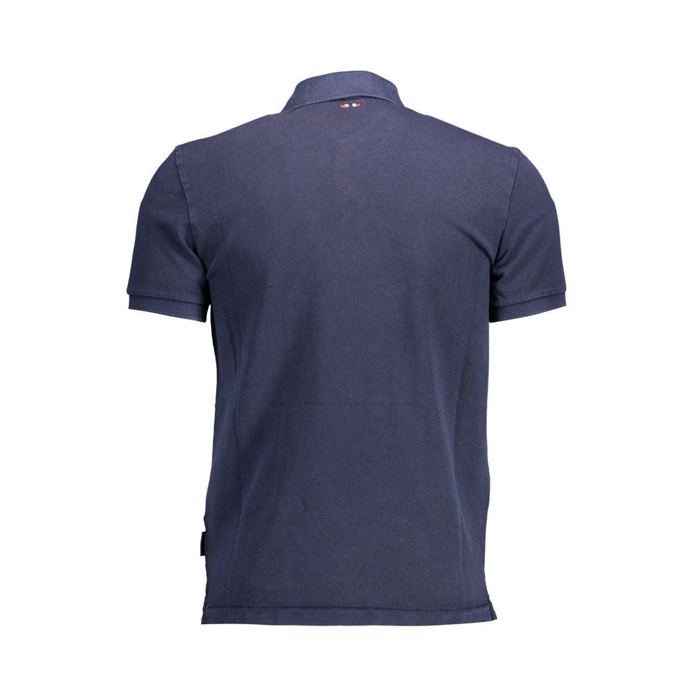 Napapijri Polo Homme Coton Bleu