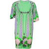 Robe en coton vert Cavalli Class