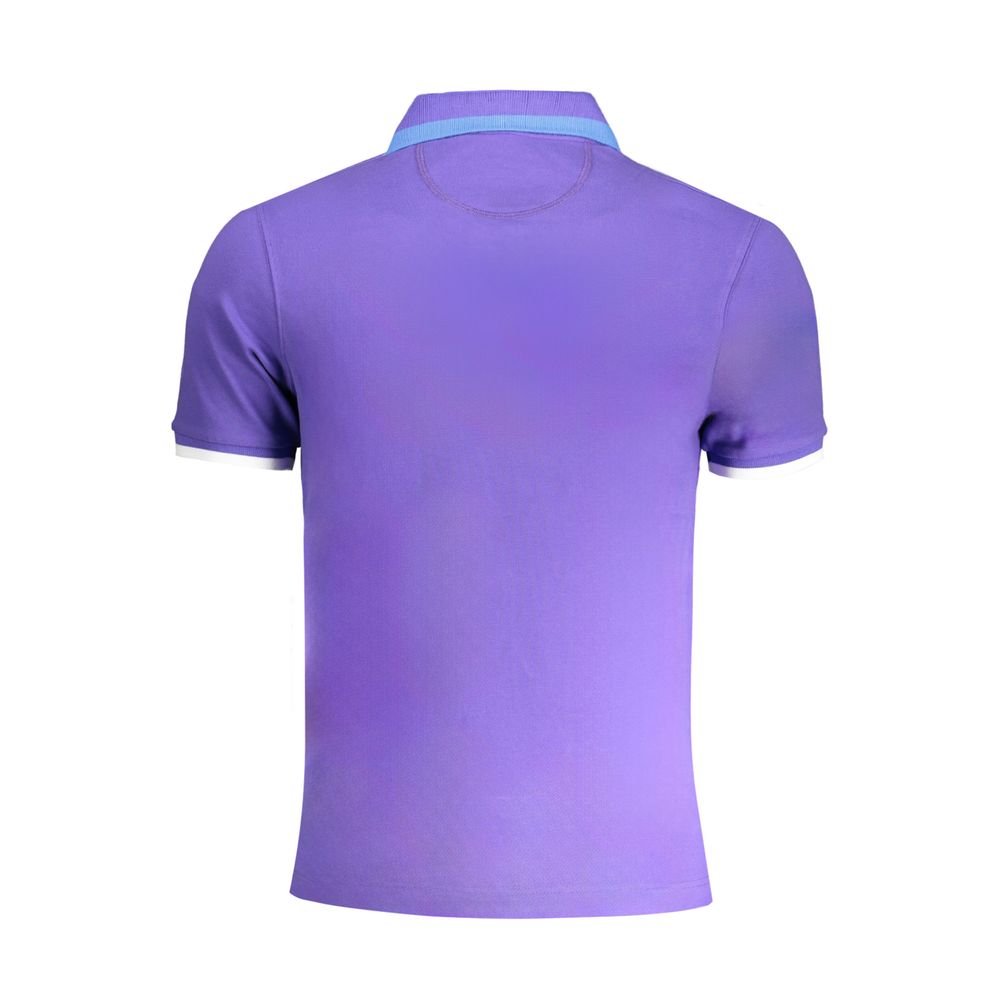 Polo en coton violet La Martina