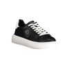 Blauer schwarzer Polyester-Sneaker