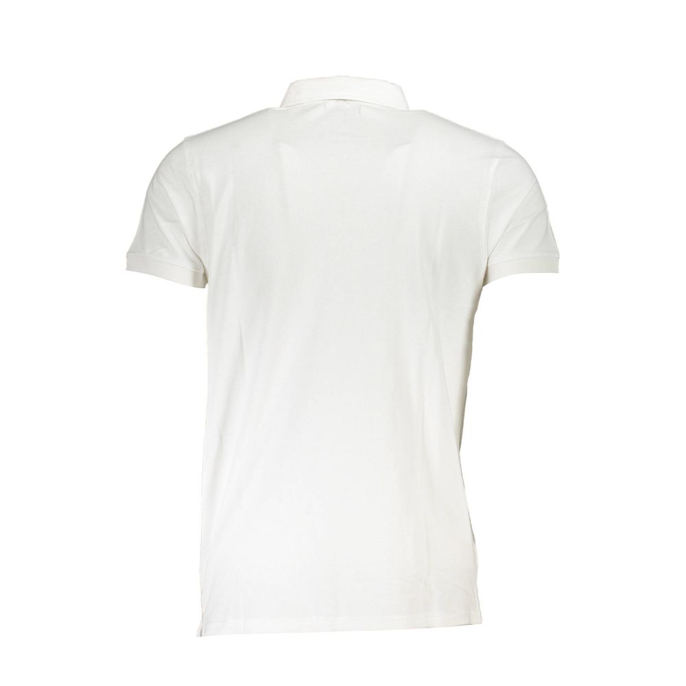 Polo en coton blanc Cavalli Class