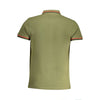 Cavalli Class Green Cotton Polo Shirt