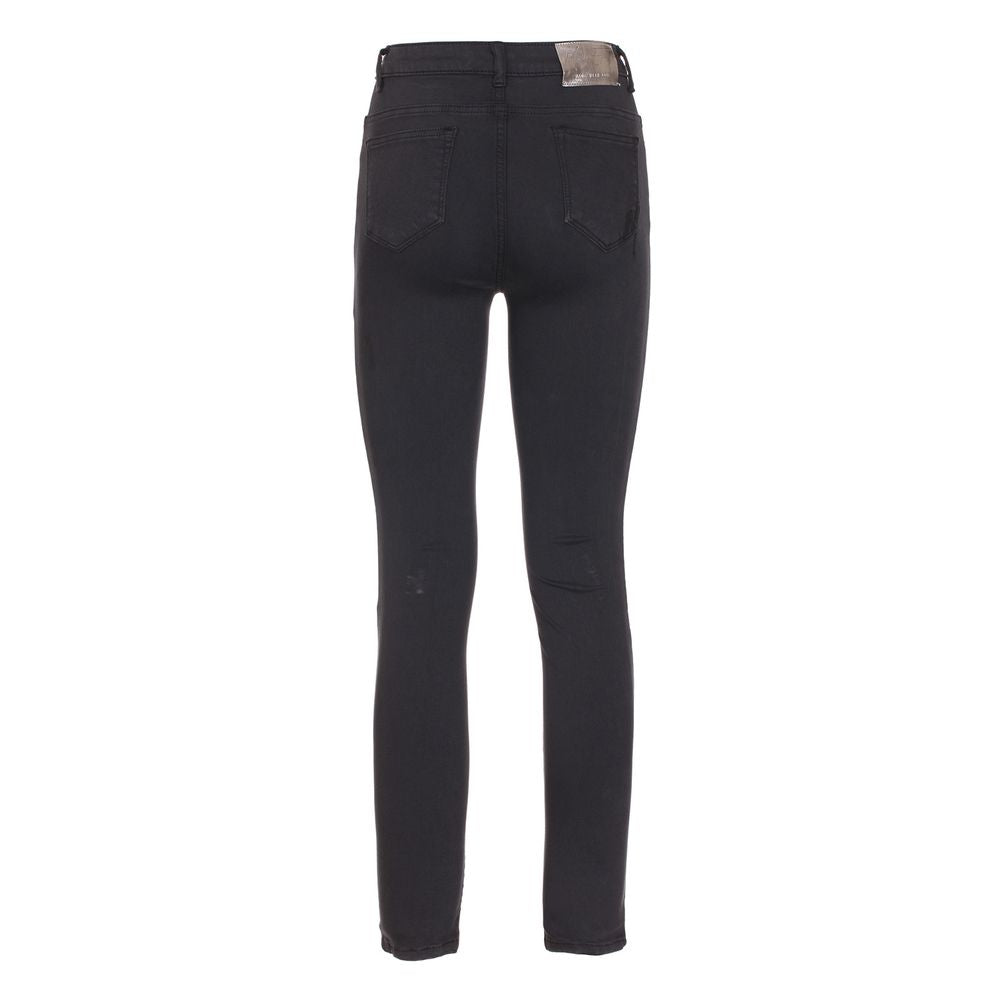 Maison Espin Schwarze Jeans aus Baumwolle für Damen