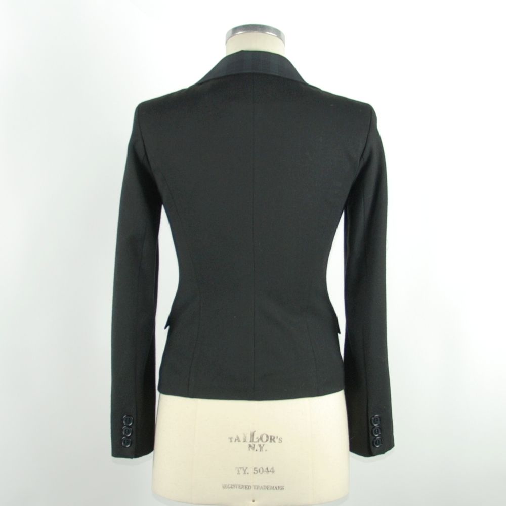 Emilio Romanelli Schwarzer Polyester-Blazer für Damen