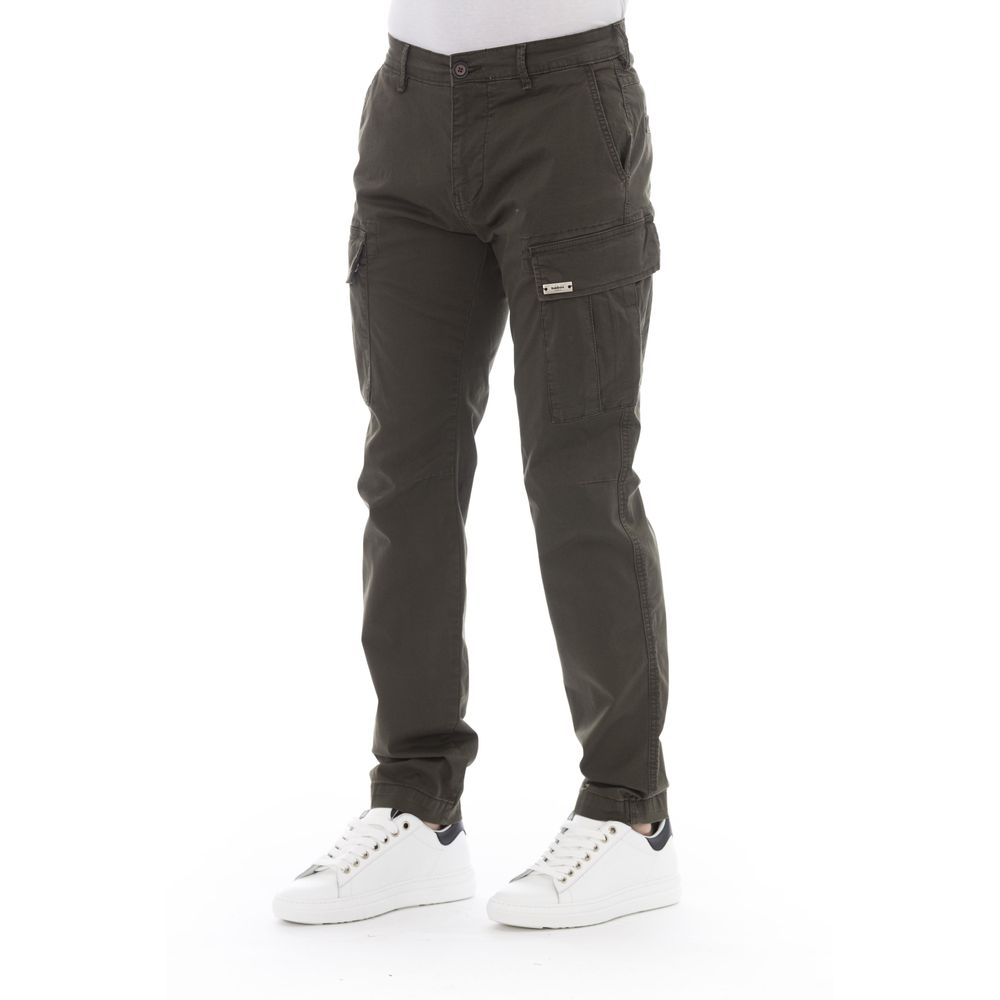 Baldinini Trend Army Cotton Men Cargo Pant