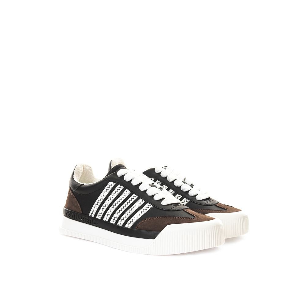 Baskets en cuir noir Dsquared²