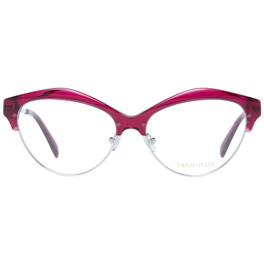 Montures optiques pour femmes bordeaux Emilio Pucci