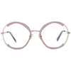 Montures de lunettes pour femmes violettes Emilio Pucci