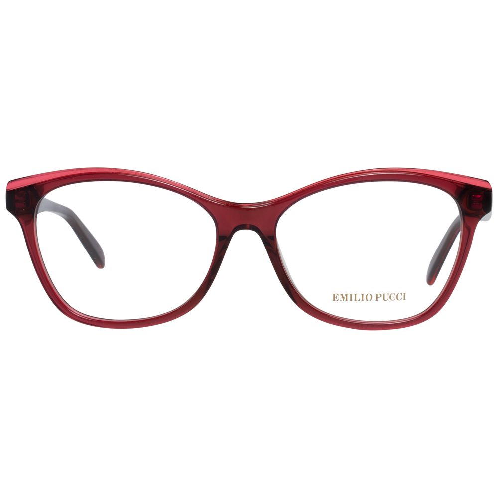 Montures optiques pour femmes rouges Emilio Pucci